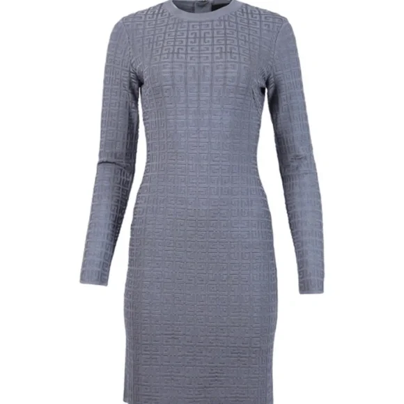 Givenchy | Dresses | New Givenchy 4g All Over Knit Dress Mineral Blue | Poshmark Givenchy | Dresses | New Givenchy 4g All Over Knit Dress Mineral Blue | Poshmark